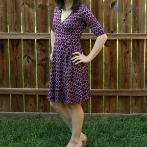 41 Hawthorn faux wrap dress